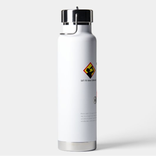 Funny Joke Dihydrogenmonoxid (H2O) Chemie Trinkflasche (rechts)