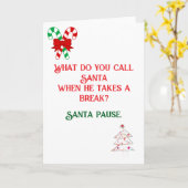 Funny Joke entwarf Weihnachtskarte Karte (Gelbe Blume)