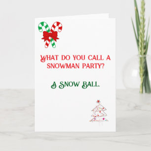 Funny Joke entwarf Weihnachtskarte Karte