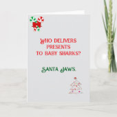 Funny Joke entwarf Weihnachtskarte Karte (Vorderseite)