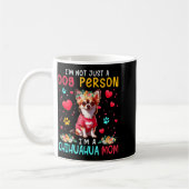 Funny Joke I'm A Chihuahua Mom Floral Dog Owner Fa Kaffeetasse (Links)