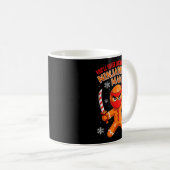 Funny Joke Never Catch I'm Ninjabread Xmas Gingerb Kaffeetasse (VorderseiteRechts)