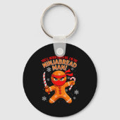 Funny Joke Never Catch I'm Ninjabread Xmas Gingerb Schlüsselanhänger (Vorderseite)