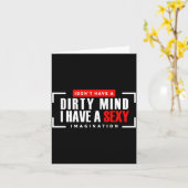 Funny Jokes Saying Men Women Novelty Apparel I Don Karte (Gelbe Blume)