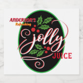 Funny Jolly Juice Christmas Cheer Bierflasche Bierflaschenetikett (Einzelnes Label)