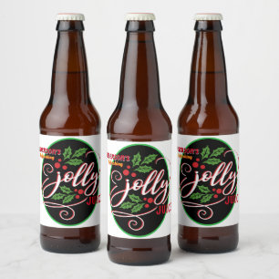 Funny Jolly Saft Weihnachten Cheer Bierflasche Bierflaschenetikett
