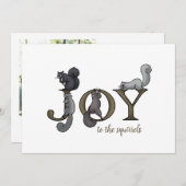 Funny Joy to the Squirrels Weihnachten (Vorne/Hinten)