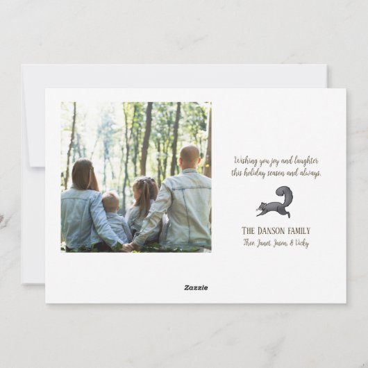 Funny Joy to the Squirrels Weihnachten (Rückseite)