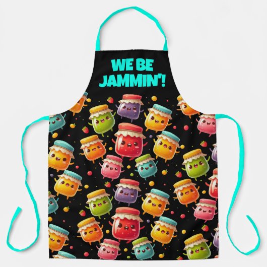 Funny Joyful Jumping Jars Jubilant Jam Schürze (Vorderseite)