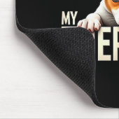 Funny Jrt Puppy My Therast Jack Russell Terrier Do Mousepad (Ecke)