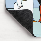 Funny Judge and Doctor Cartoon für Anwälte Mousepad (Ecke)