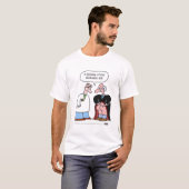 Funny Judge Cartoon für Anwalt oder Jurastudentin T-Shirt (Vorne ganz)
