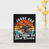 Funny Judge Gift Judge Dad Judge Top Judge Gift Karte (Gelbe Blume)