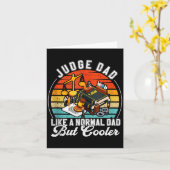 Funny Judge Gift Judge Dad Judge Top Judge Gift Ta Karte (Gelbe Blume)