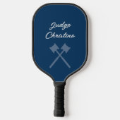 Funny Judge Statement Pickleball Schläger (Rückseite)