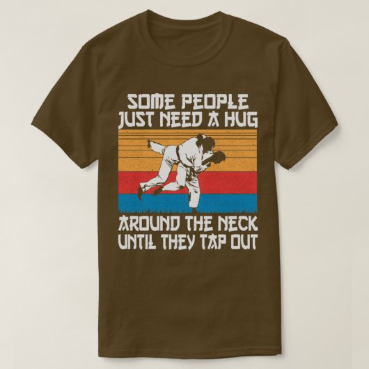 Funny Judo Jiu Jitsu Spaß für Kampfkunst T-Shirt (Design vorne)