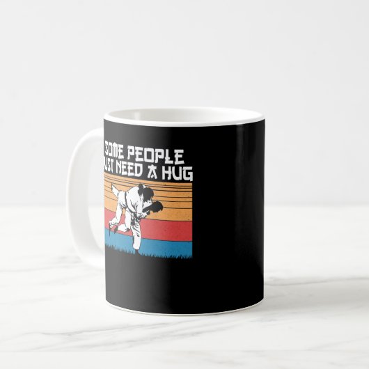 Funny Judo Joke Jiu Jitsu Spaß für Kampfkunst Kaffeetasse (Vorderseite Links)