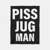 Funny Jug Man Apparel  Fleecedecke (Vorderseite)