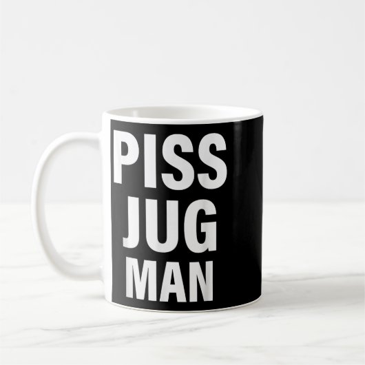 Funny Jug Man Apparel Kaffeetasse (Links)