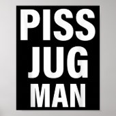 Funny Jug Man Apparel  Poster (Vorne)