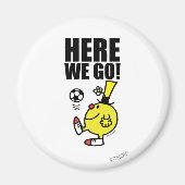 Funny Juggling A Soccer Ball Magnet (Vorne)