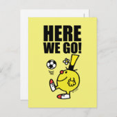 Funny Juggling A Soccer Ball Postkarte (Vorne/Hinten)