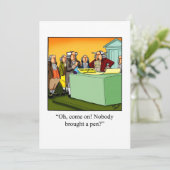 Funny July 4. Party Einladung (Stehend Vorderseite)