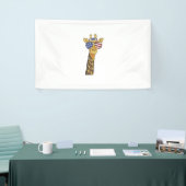 Funny July 4th US Flag Patriotic Giraffe Banner (Messeveranstaltung)