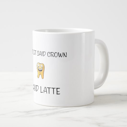 Funny Jumbo-Tasse (Vorderseite Rechts)