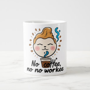 Funny Jumbo Tasse für Kaffeeliebhaber