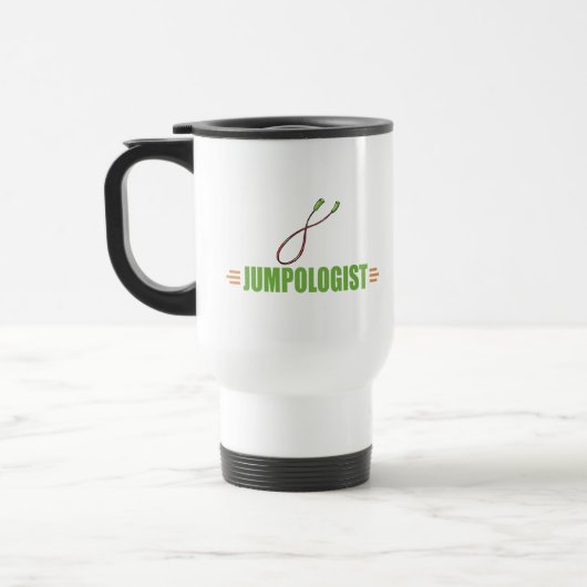 Funny Jump Roping Reisebecher (Links)