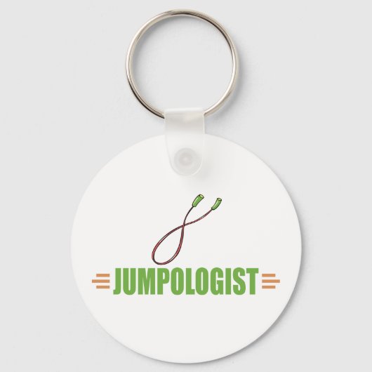 Funny Jump Roping Schlüsselanhänger (Vorderseite)
