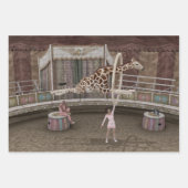 Funny Jumping Giraffe Geschenkpapier Set (Vorderseite 2)