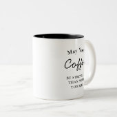 Funny Junge Mutter Gift l Modern Typografy Mothers Zweifarbige Tasse (VorderseiteRechts)