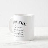 Funny Junge Mutter Gift Modern Typografy Mothers D Kaffeetasse (Vorderseite Links)