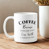 Funny Junge Mutter Gift Modern Typografy Mothers D Kaffeetasse
