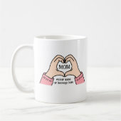 Funny Junge Mutter Happy Mütter Day Gift Kaffeetasse (Links)