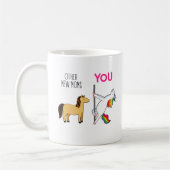 Funny Junge Mutter Unicorn Kaffeetasse (Links)