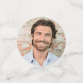 Funny Junggeselinnen-Abschied Groom Face Confetti Konfetti (Klein Vorderseite)