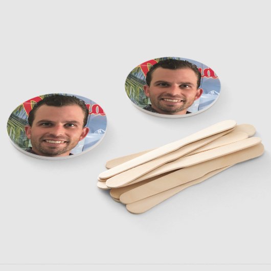 Funny Junggeselinnen-Abschied Groom Picture Foto Fächer (Non-assembled)