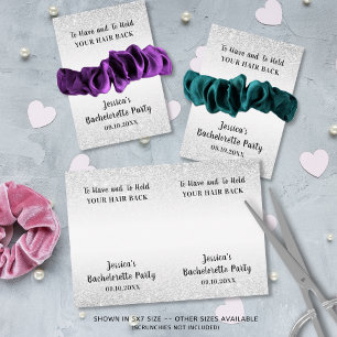 Funny Junggeselinnen-Abschied Scrunchie Holder Gef Einladung
