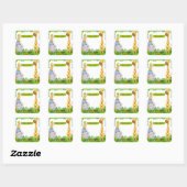 Funny Jungle Animations Ankündigungen Sticker (Blatt)