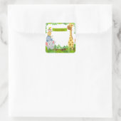 Funny Jungle Animations Ankündigungen Sticker (Tasche)