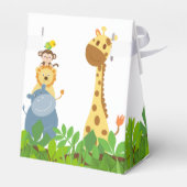 Funny Jungle Baby Animals Tent Fevor Box Geschenkschachtel (Rückseite)