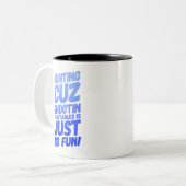 Funny Junting Coffee Tasse (Vorderseite Links)