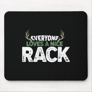 Funny Junting Nice Rack Antlers Deer Hunter Spaß Mousepad