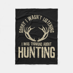Funny Junting Quote Sprichwort Deer Venison Elk Hu Fleecedecke