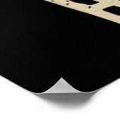 Funny Junting Quote Sprichwort Deer Venison Elk Hu Poster (Ecke)