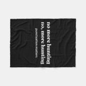 Funny Junting Shirts for Men Fleecedecke (Vorderseite (Horizontal))