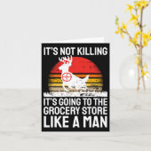 Funny Junting Sprichwort Deer Hunter I Lebensmitte Karte (Gelbe Blume)